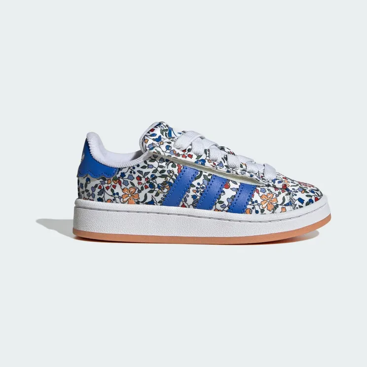 Adidas Campus 00s x Liberty London Comfort Closure met Elastische Veters Kids Blue / Blue / Off White (JS3806)