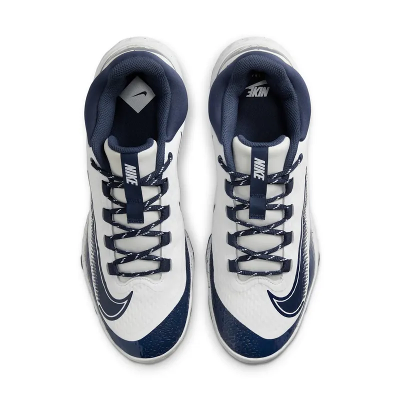 Nike Alpha Huarache Elite 4 Low MCS “White Midnight Navy” (FD6255-107)