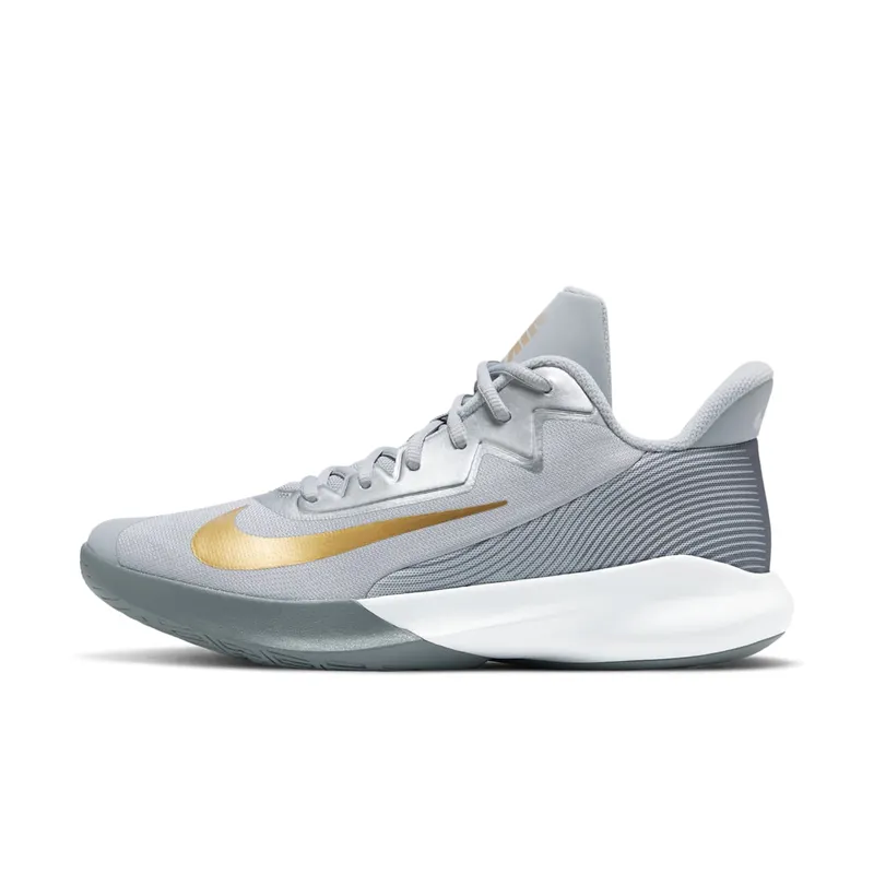 Nike Precision 4 “Wolf Grey Metallic Gold” (CK1069-007)