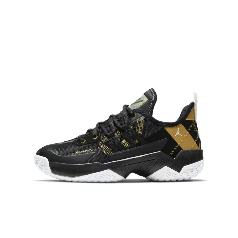 Jordan Westbrook One Take II Black Metallic Gold (GS) (CZ0840-007)