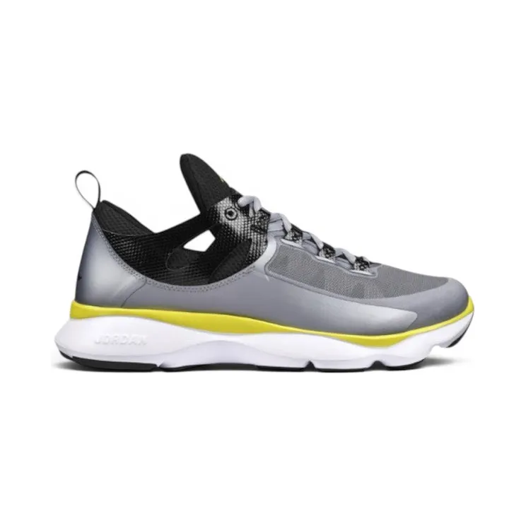 Jordan Flight Runner Wolf Grey Vibrant Yellow (631606-070)