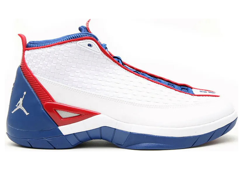 Jordan 15 SE White Blue Ribbon Red (317112-104)