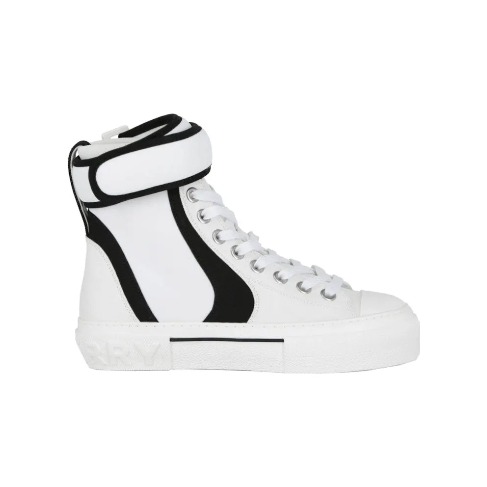 Burberry High-Top Logo Sneaker White Black (8053484 00002)