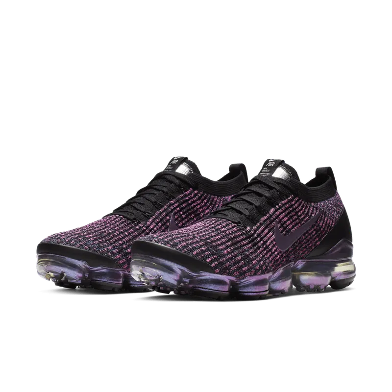 Nike Air VaporMax Flyknit 3 Throwback Future Black/Blue Lagoon-Laser Fuchsia-Metallic Silver (AJ6900-007)