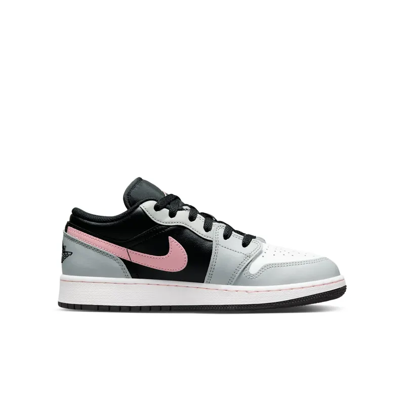 Jordan 1 Low Black Grey Pink (GS) (553560-062)