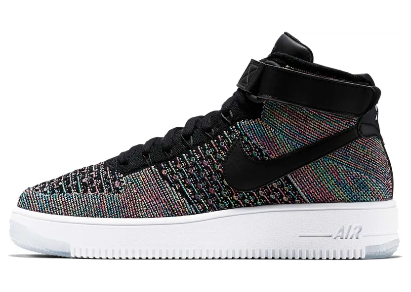 Nike Air Force 1 Ultra Flyknit Mid Pink Blast Black (817420-601)