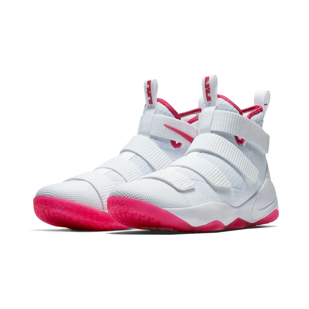 Nike LeBron Soldier 11 Kay Yow White/White-Vivid Pink (897644-102)