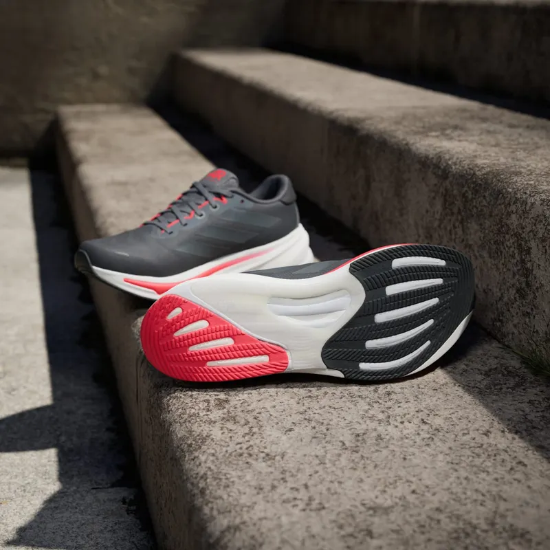Adidas Supernova Rise 2 Running Shoes Grey Five / Night Metallic / Lucid Red (JQ4737)
