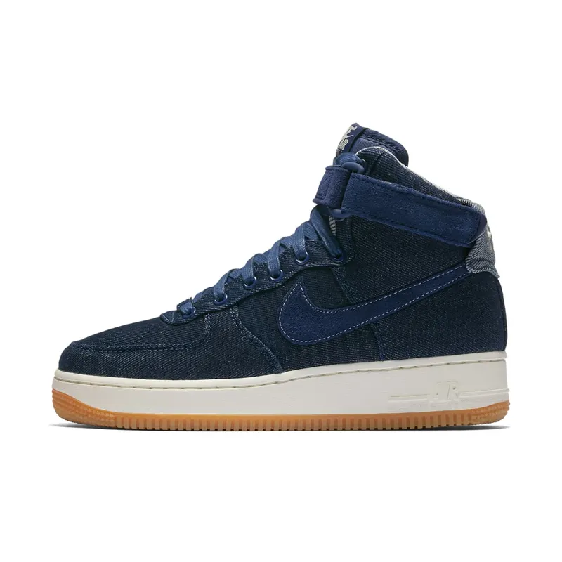 Nike Air Force 1 Hi SE Denim Binary Blue/Muslin-Sail (W)