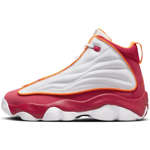 Jordan Pro Strong GS “White Cardinal Red Vivid Orange” (DC7911-168)