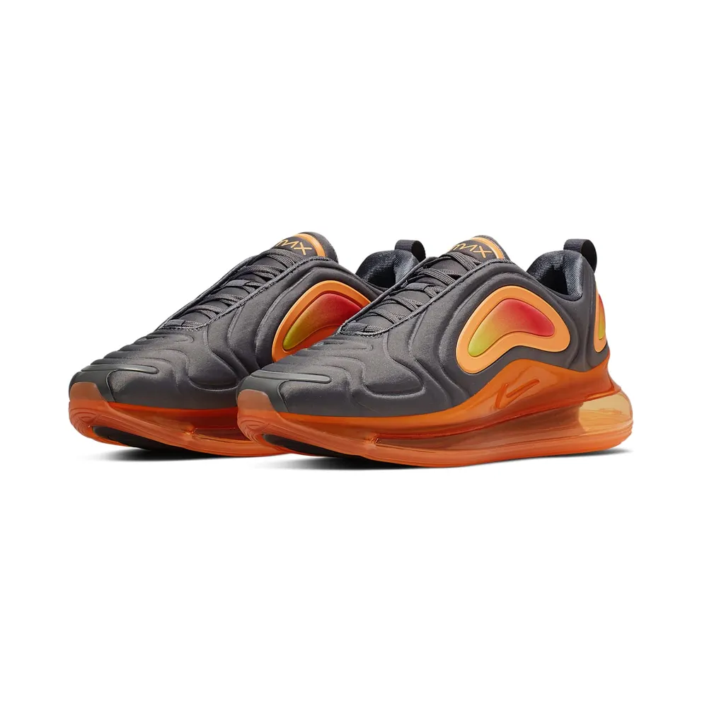 Nike Air Max 720 Black Fuel Orange Black/Black-Fuel Orange-Orange Pulse-Yellow Pulse (AO2924-006)