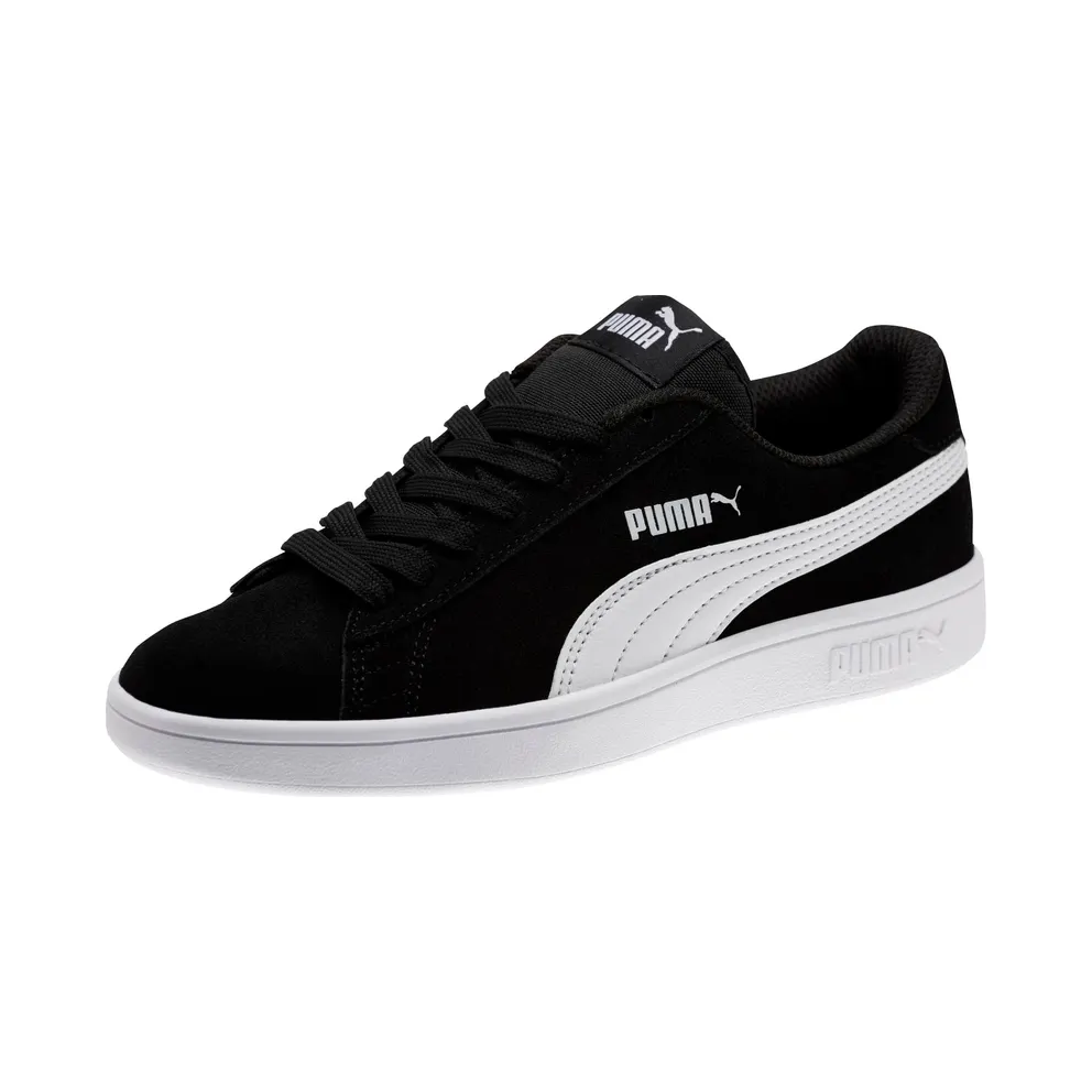 Puma Smash v2 Suede Jr White/Black (365176-01)