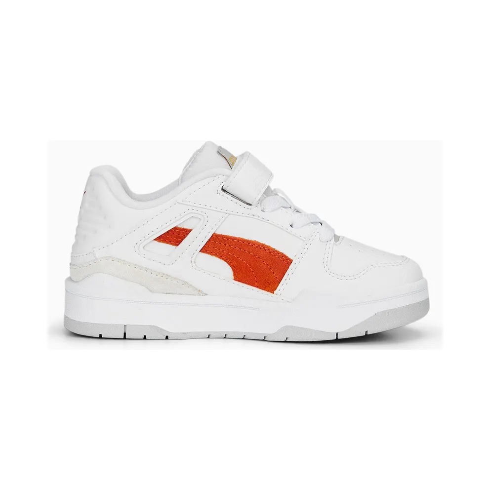 Puma Slipstream Suede FS with alternatieve sluiting White/Grey/Red (388684-06)