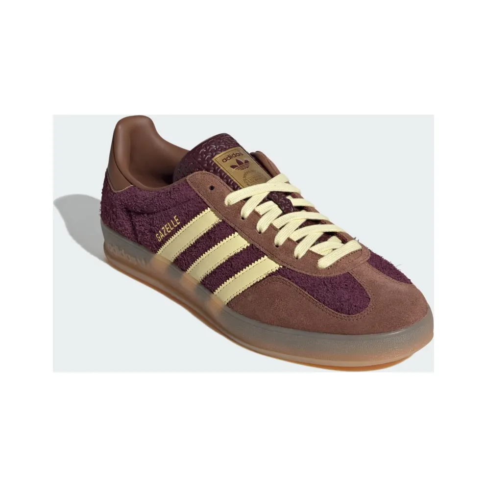 Adidas Gazelle Indoor Maroon / Almost Yellow / Preloved Brown (JI0324)
