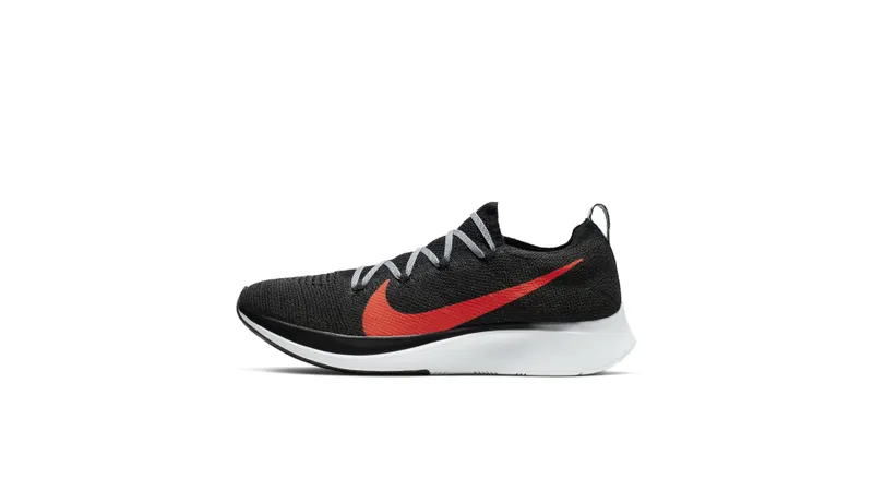 Nike Zoom Fly Flyknit Black Black Obsidian Mist Pure Platinum Bright Crimson (AR4561-005)