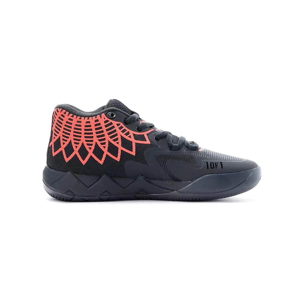 Puma MB.01 Jugend Basketballschuhe Schwarz/Rot (376886-08)