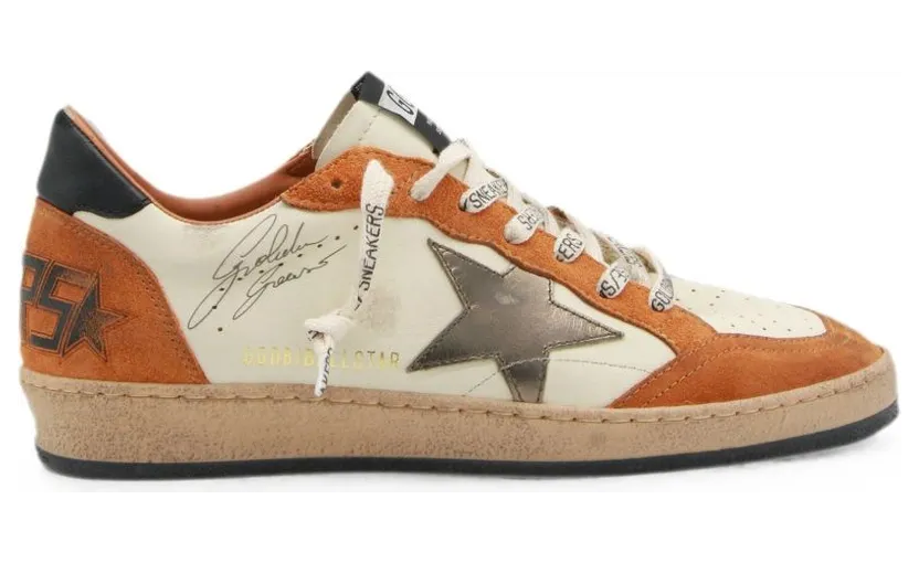 Golden Goose Ball Star White Warm Orange