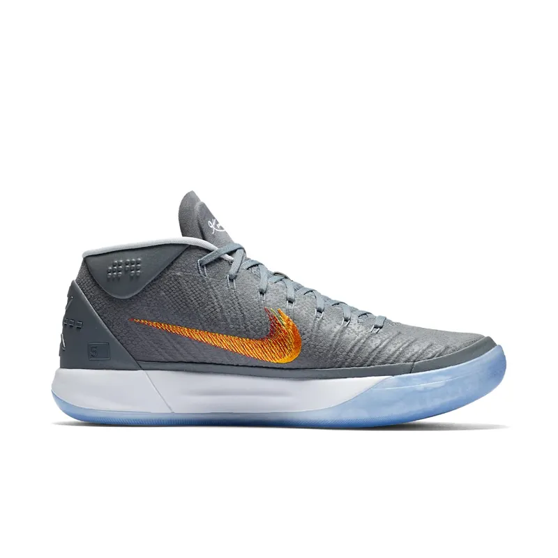Nike Kobe A.D. Grey Snake Chrome/Habanero Red-Circuit Orange (922482-005)