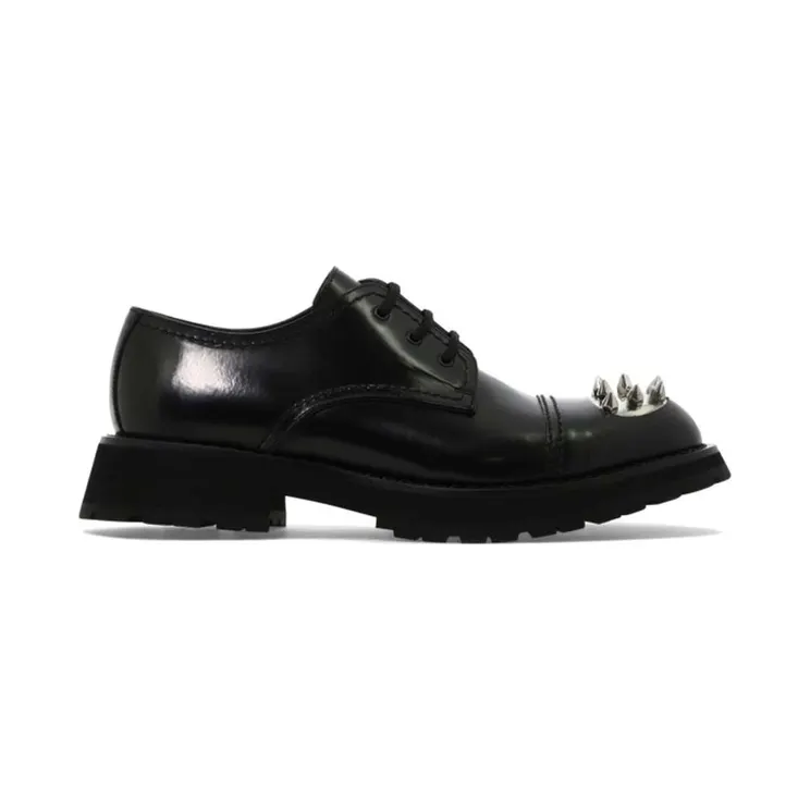 Alexander McQueen Monkstrap Lace-Up Shoe Black (705083WIC631081)
