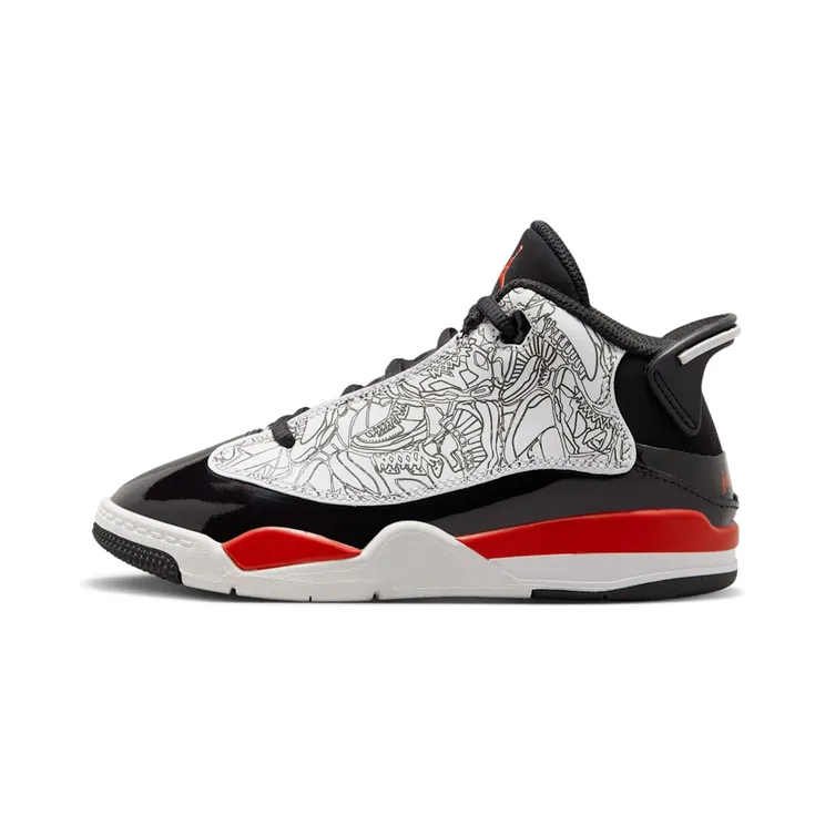 Jordan Dub Zero White Black Fire Red (DV1359-162)