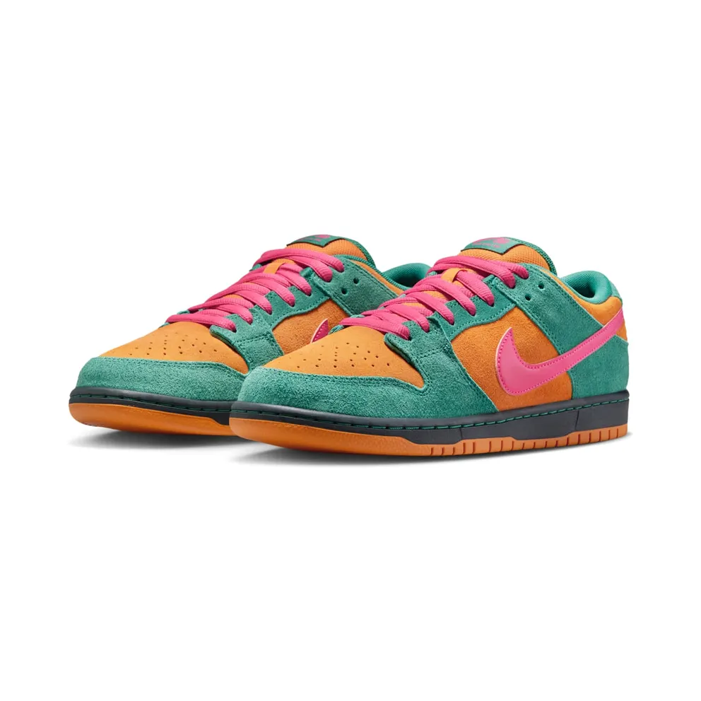 Nike SB Dunk Low Pro “Green Noise / Light Curry / Off-Noir / Watermelon” (HQ1625-301)
