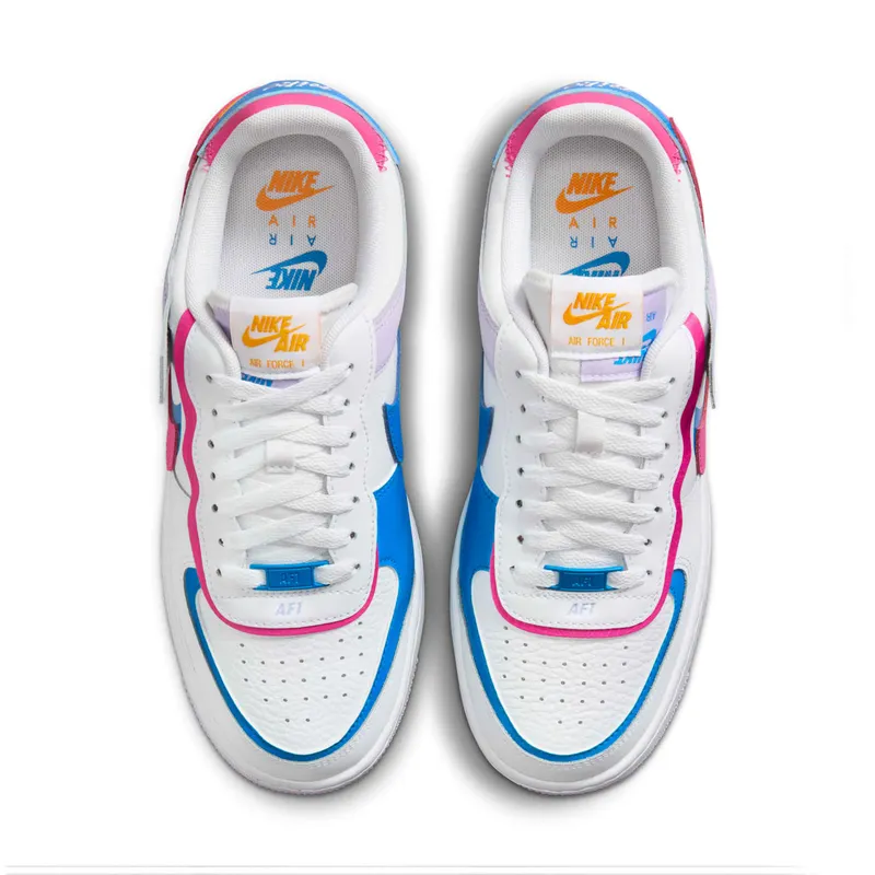 Nike Air Force 1 Shadow White Photo Blue Lilac Bloom Alchemy Pink (HF5064-100)