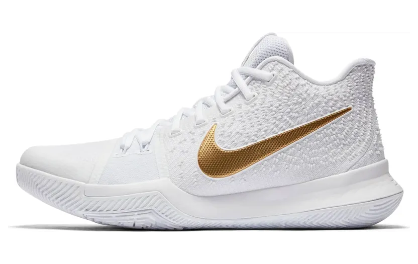 Nike Kyrie 3 ‘Finals’ White/Metallic Gold-Metallic Gold (852395-902)