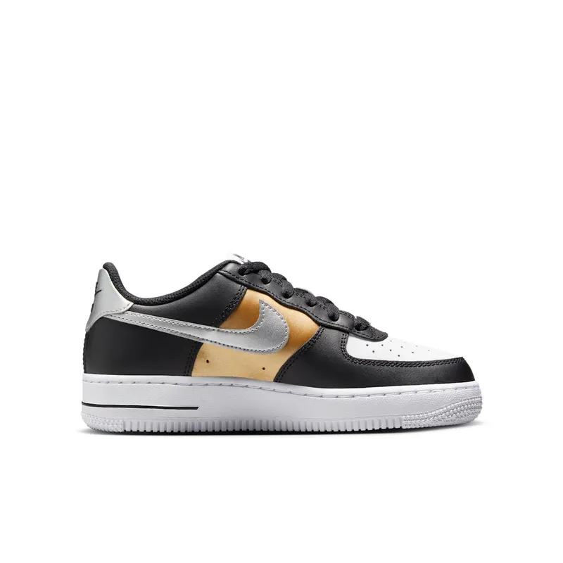 Nike Air Force 1 Low Black Metallic SIlver (HV0937-010)