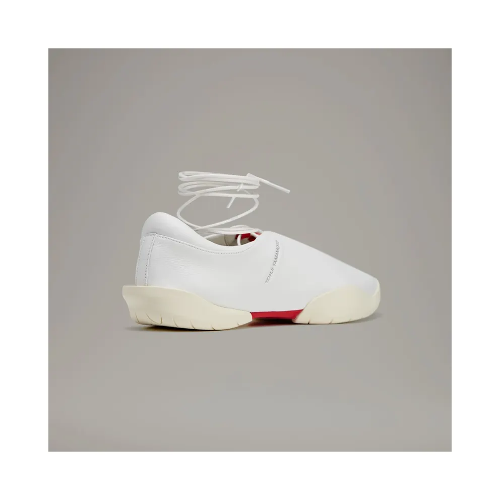 Adidas Y-3 Regu Mary Jane Core White / Cream White / Better Scarlet (JS1114)