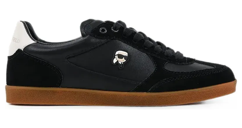 Karl Lagerfeld Ikon NFT Kandidate leren sneakers – Zwart (KL63833N300)