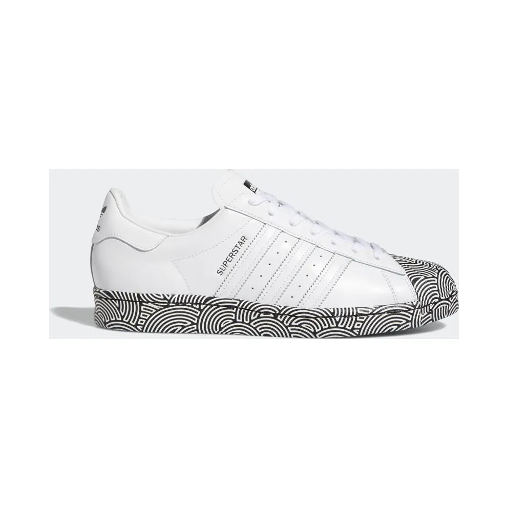 adidas Superstar Schuh Cloud White / Core Black / Signal Pink (FY1588)