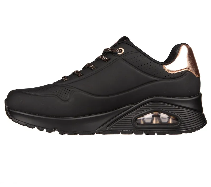 Skechers UNO – Shimmer Away Sneaker Black