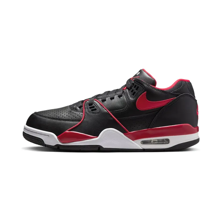 Nike Air Flight ’89 Low Bred “Black / White / Gym Red” (FZ3045-001)