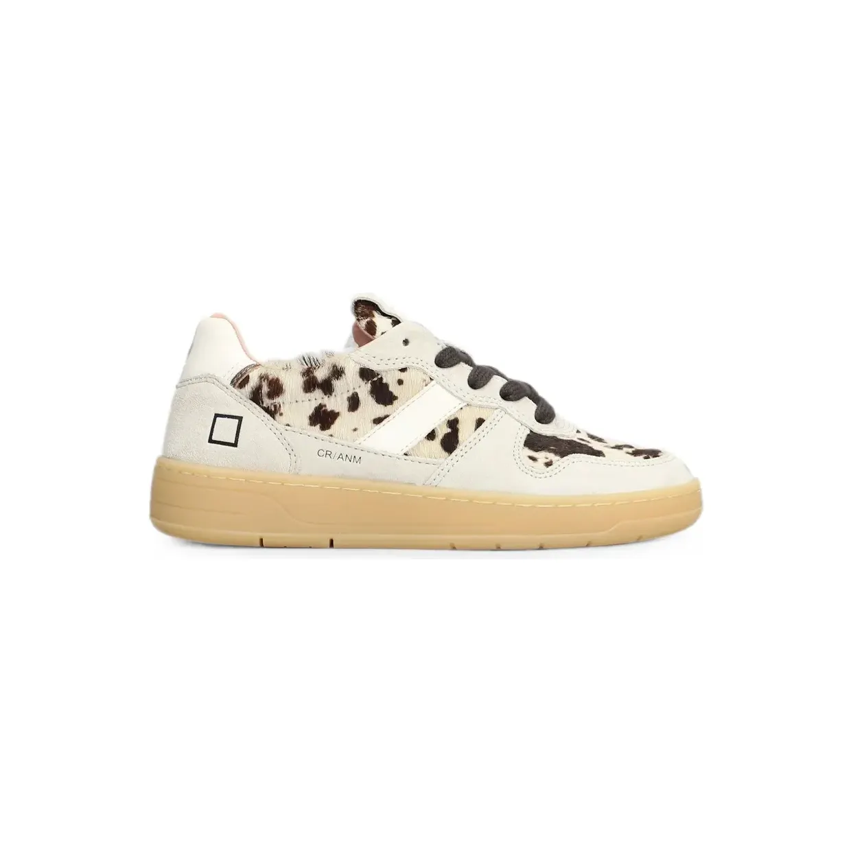 D.A.T.E. Court 2.0 sneakers met dierenprint – Beige (W451C2ANCW)