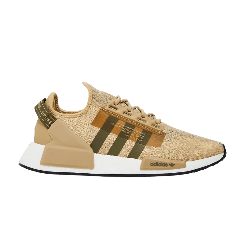 adidas NMD R1 V2 Beige Tone Focus Olive (GY1395)