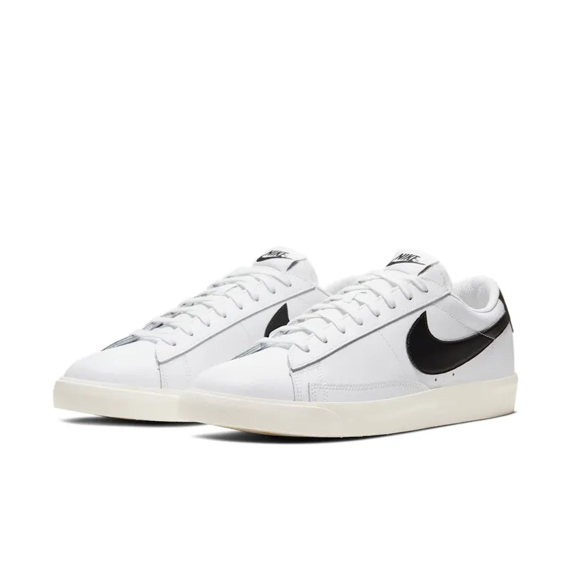 Nike Blazer Low Leather White Black White/Black-Sail (CI6377-101)
