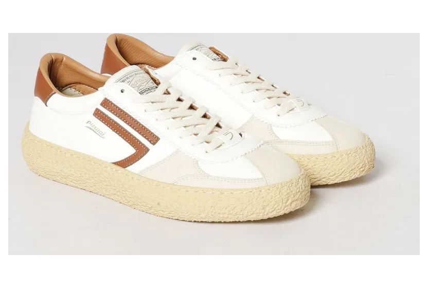 Puraai 1.01 Vintage Vegan Leather Sneakers White (PU101V054)