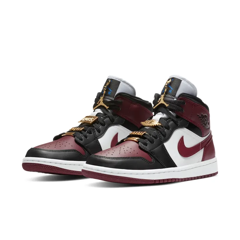 Jordan 1 Mid SE Black Dark Beetroot (W) Black/Dark Beetroot-White (CZ4385-016)