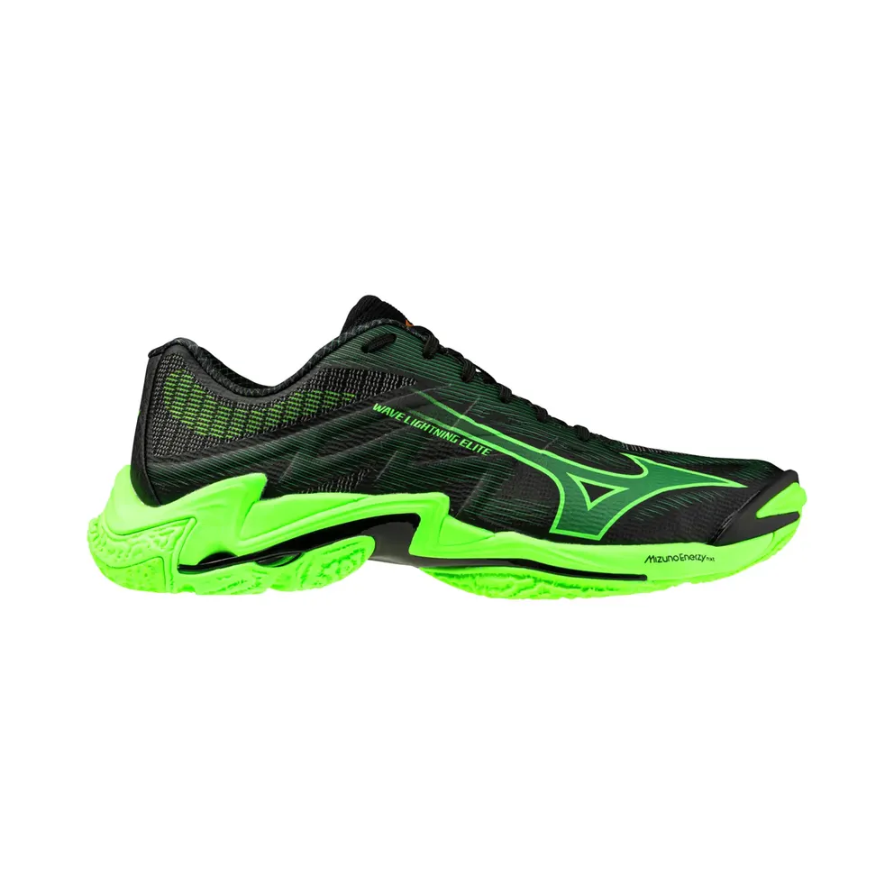 Mizuno Wave Lightning Elite Black Glowing Apple Mandarin Orange (V1GA260049)