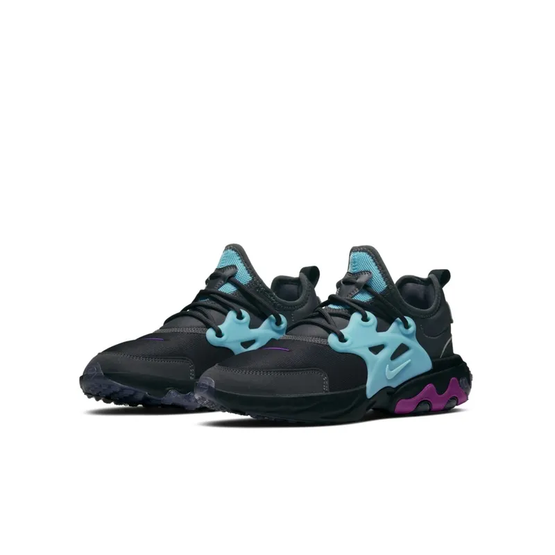 Nike React Presto Thunder Grey (GS) Thunder Grey/Hyper Violet/Metallic Dark Grey (BQ4002-011)