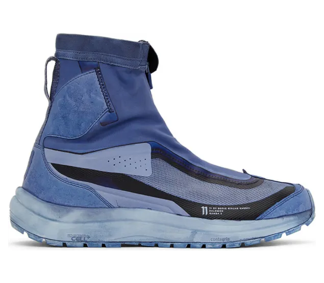 11 by Boris Bidjan Saberi Blue Salomon Edition High Bamba 2 Sneakers (156 11xS)