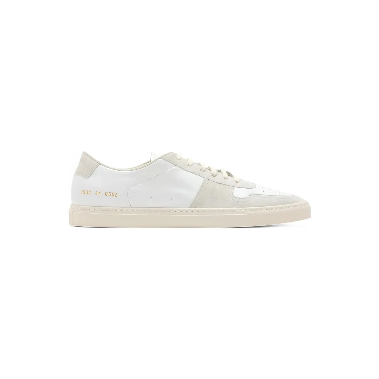 Common Projects BBall Low White Leather Suede (2532 XX 0506)