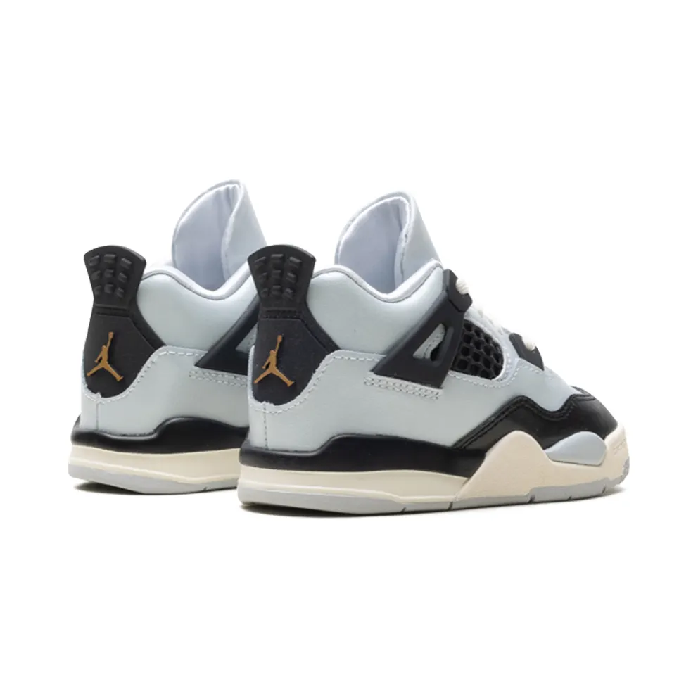 Jordan 4 RETRO TD “PURE PLATINUM/METALLIC GOLD-BLACK-SAIL” (FZ8584-070)
