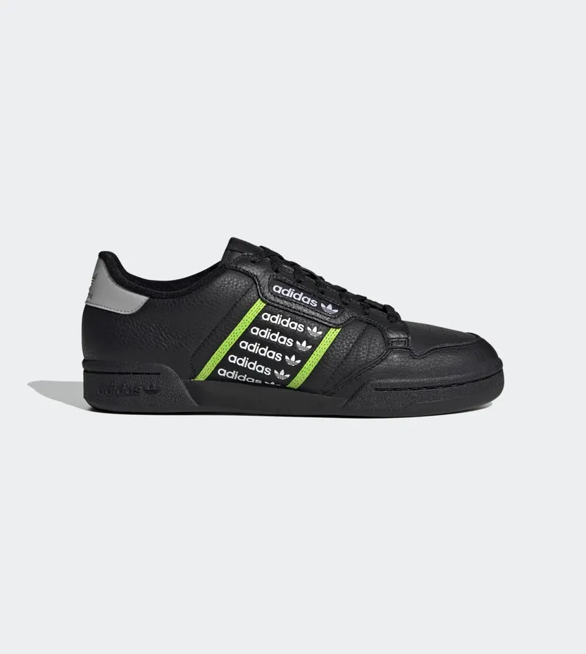 adidas Continental 80 Core Black / Team Solar Green / Cloud White (FX5108)