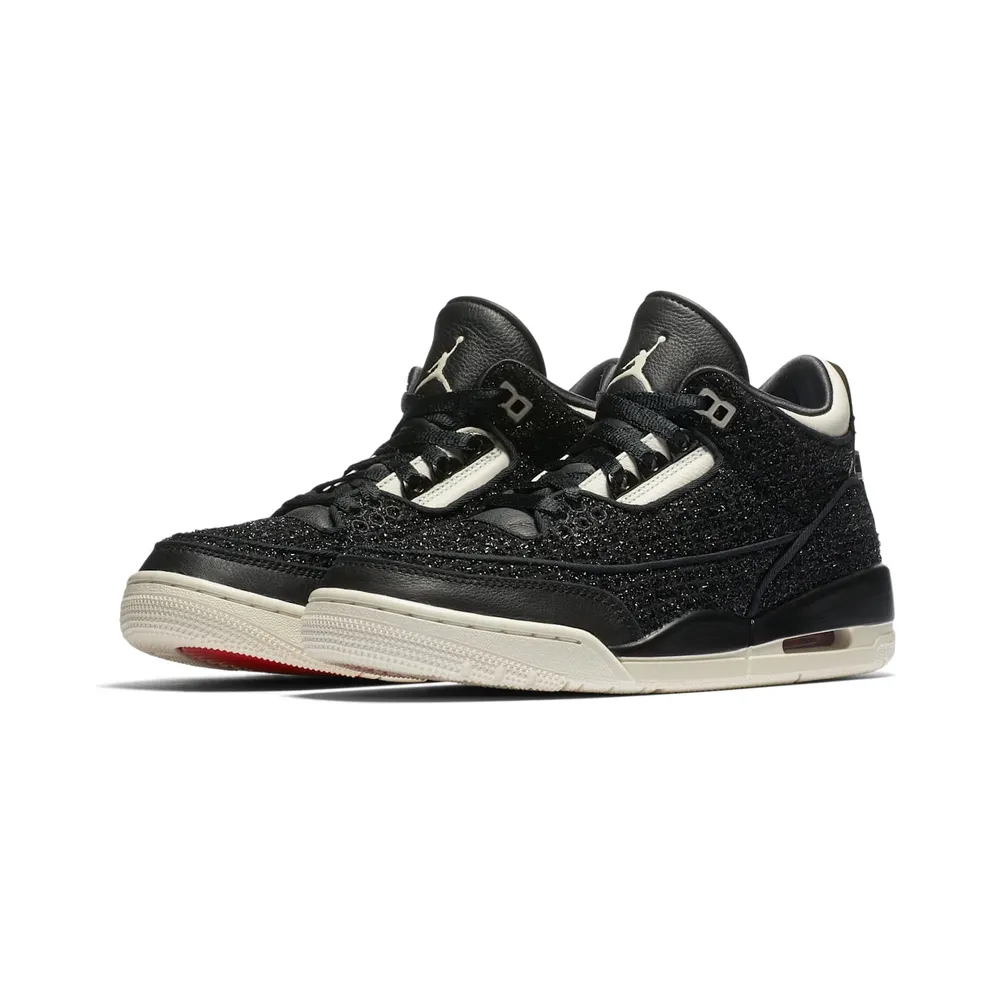 Jordan 3 Retro AWOK Vogue Black (W) Black/Sail (BQ3195-001)
