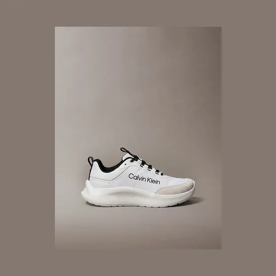Calvin Klein Ck Curve – Lightweight Runner “BRIGHT WHITE/BLACK” (HW0HW0329301W)