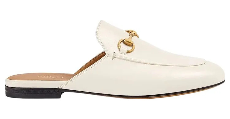 Gucci Princetown Slipper White Leather (‎423513 C9D00 9022)