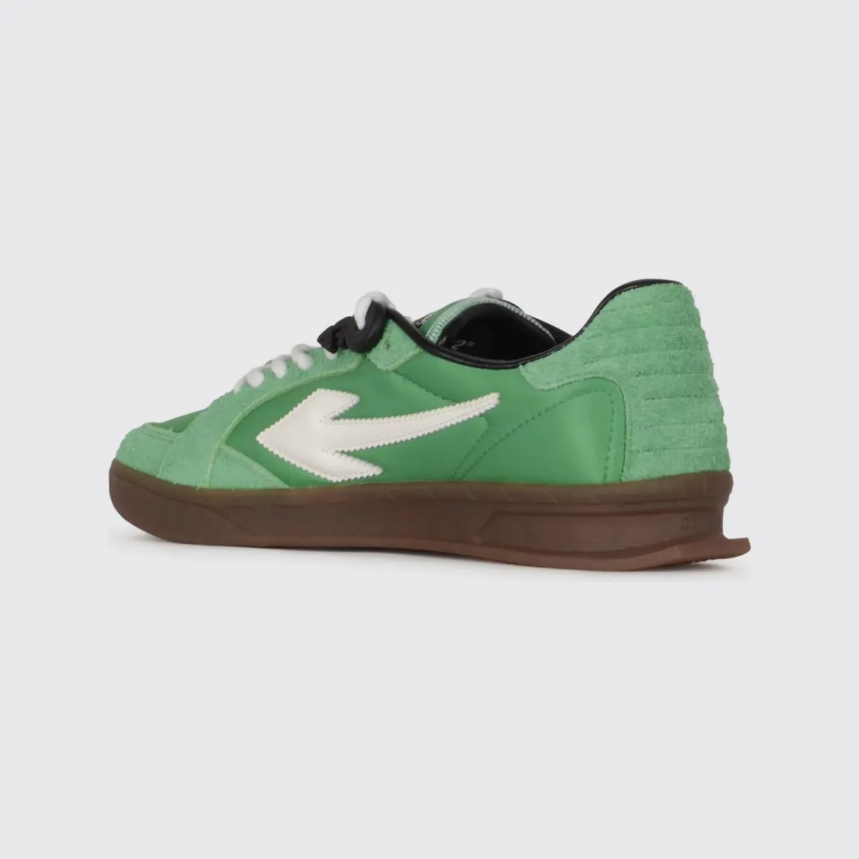 Off-White Suede and Nylon End of Play Sneakers White 2 (OMIA2ALS26FAB0025568) (2)