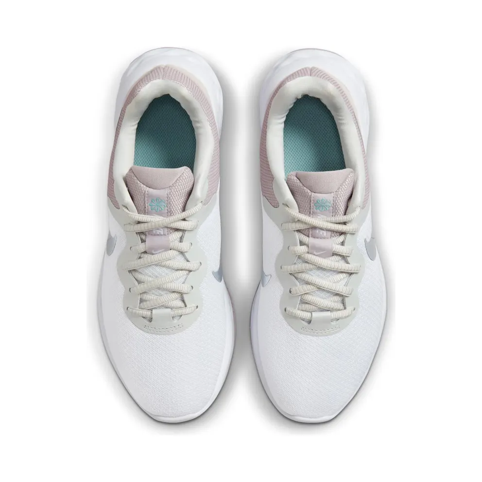 Nike Revolution 6 Next Nature Premium Road Running White 50% Sustainable Materials (DC9007-111)