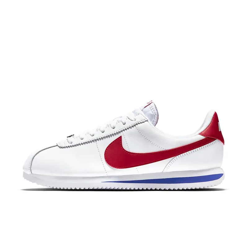 Nike Cortez Basic Leather Forrest Gump (2017) White/Varsity Red-Varsity Royal (882254-164)
